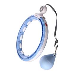 HMS Masážní hula hoop HHM15 se závažím, magnety a počítadlem modrá