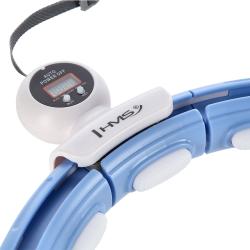HMS Masážní hula hoop HHM15 se závažím, magnety a počítadlem modrá