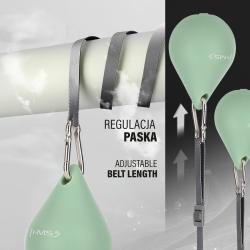 HMS Masážní hula hoop HHM15 se závažím, magnety a počítadlem zelená