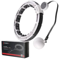 HMS Masážny hula hoop HHM16 so závažím, magnetmi a počítadlom