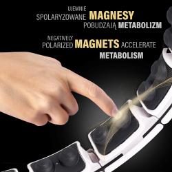 HMS Masážny hula hoop HHM16 so závažím, magnetmi a počítadlom