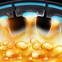 HMS Masážny hula hoop HHM17 so závažím, magnetmi a počítadlom čierna/mätová