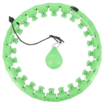 HMS Masážní hula hoop HHW01 se závažím zelená HMS Masážní hula hoop HHW01 se závažím zelená