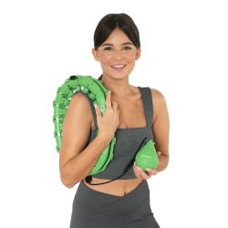 HMS Masážní hula hoop HHW01 se závažím zelená