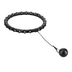 HMS Masážní hula hoop HHW02 se závažím černá