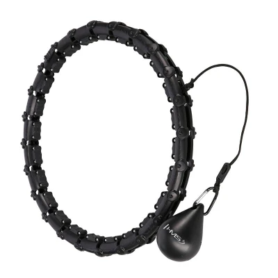 HMS Masážní hula hoop HHW02 se závažím černá