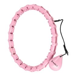 HMS Masážny hula hoop HHW02 so závažím ružová