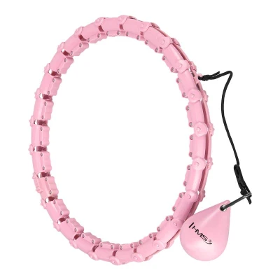 HMS Masážní hula hoop HHW02 se závažím růžová