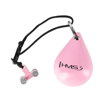HMS Masážní hula hoop HHW02 se závažím růžová (VÝPRODEJ)