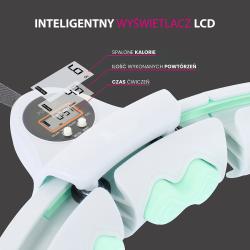 HMS Masážny hula hop HHW06 so závažím a počítadlom zelená