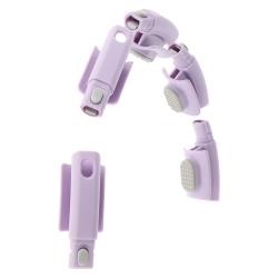 HMS Masážne hula hop HHW09 so závažím a počítadlom fialová