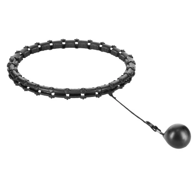 HMS Masážní hula hoop HHW11 PLUS SIZE se závažím černá