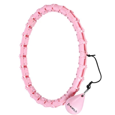 HMS Masážní hula hoop HHW11 PLUS SIZE se závažím růžová