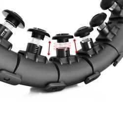 HMS Masážní hula hop HHW12 plus size se závažím černá