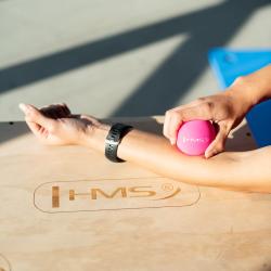 HMS Masážny loptička BLC01 ružový - Lacrosse Ball