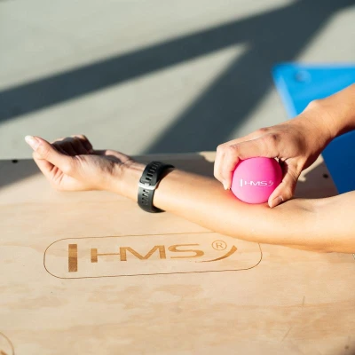 HMS Masážní míč BLC01 růžový - Lacrosse Ball