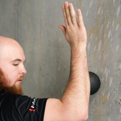 HMS Masážní míč BLM01 12 cm - Lacrosse Ball