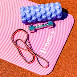 HMS Masážny valec FS107, modrý