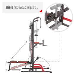 HMS Multifunkčné bradlá s lavičkou PWL8325 + zľava 20 € na príslušenstvo