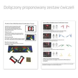 HMS Multifunkčná doska pre tréning kľukov PU10 červená