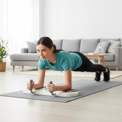 HMS Multifunkční tréninková deska na kliky a břicho DBP03