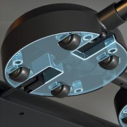 HMS Multifunkční tréninková deska na kliky a břicho s expandéry DBP01