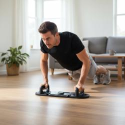 HMS Multifunkčná tréningová doska na kľuky a brucho s expandérmi DBP02 3v1