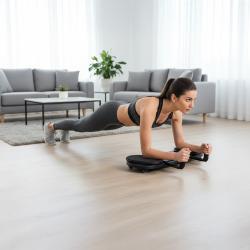 HMS Multifunkčná tréningová doska na kľuky a brucho s expandérmi DBP02 3v1