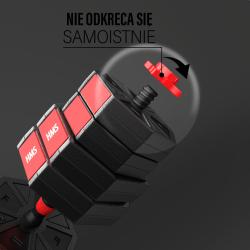 HMS Nakladacie činky SGC40, 40 kg