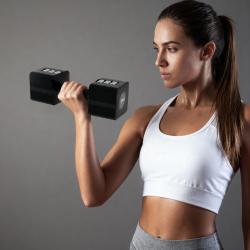 HMS Nastaviteľné činky HL02 2 x 5 kg