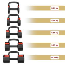 HMS Nastavitelné činky HL05 3v1