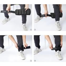 HMS Nastavitelné zátěže na zápěstí a kotníky ONK04 2 x 2 kg