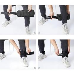 HMS Nastavitelné zátěže na zápěstí a kotníky ONK05 2 x 2,5 kg