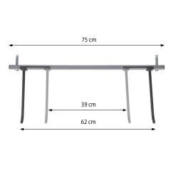 HMS Nástěnný držák na klubové podložky STR30