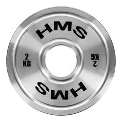 HMS Ocelový olympijský kotouč TOS20 2 kg HMS Ocelový olympijský kotouč TOS20 2 kg