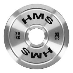 HMS Ocelový olympijský kotouč TOS25 2,5 kg HMS Ocelový olympijský kotouč TOS25 2,5 kg