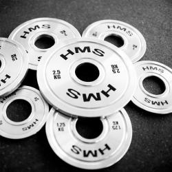 HMS Ocelový olympijský kotouč TOS25 2,5 kg