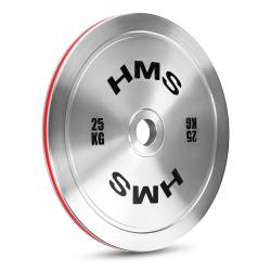 HMS Oceľový olympijský kotúč TOS250 25 kg