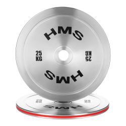 HMS Oceľový olympijský kotúč TOS250 25 kg