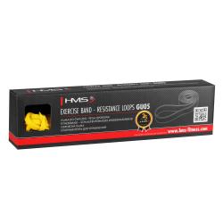 HMS GU05 GUMA FITNESS (2080 x 6.4 x 4.5 MM) žlutá