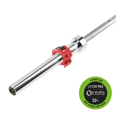 HMS Olympijská obouruční osa GOP220 Pro 220 cm x 50 mm HMS Olympijská obouruční osa GOP220 Pro 220 cm x 50 mm