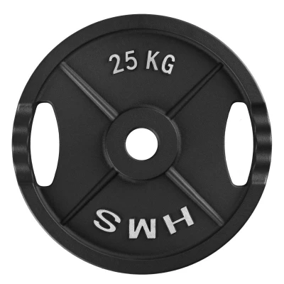 HMS TOD25 25 kg černý olympijský kotouč