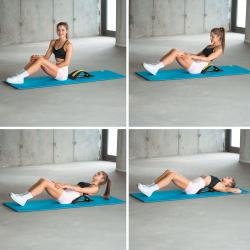 HMS Podložka k protahnování a masáži zad PRP02 zelená