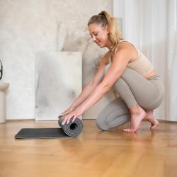 HMS Podložka na jógu YM10 šedá