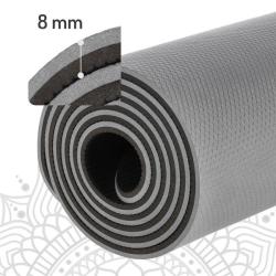 HMS Podložka na jógu YM10 šedá