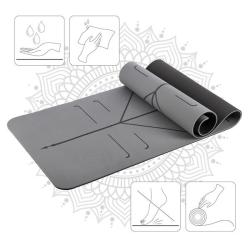 HMS Podložka na jógu YM10 šedá