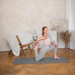 HMS Podložka na jógu YM10 šedá