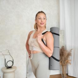 HMS Podložka na jogu YM10 sivá