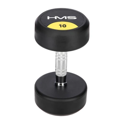HMS Pogumovaná jednoruční činka HG Pro 10 kg