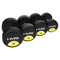 HMS Pogumovaná jednoruční činka HG Pro 6 kg